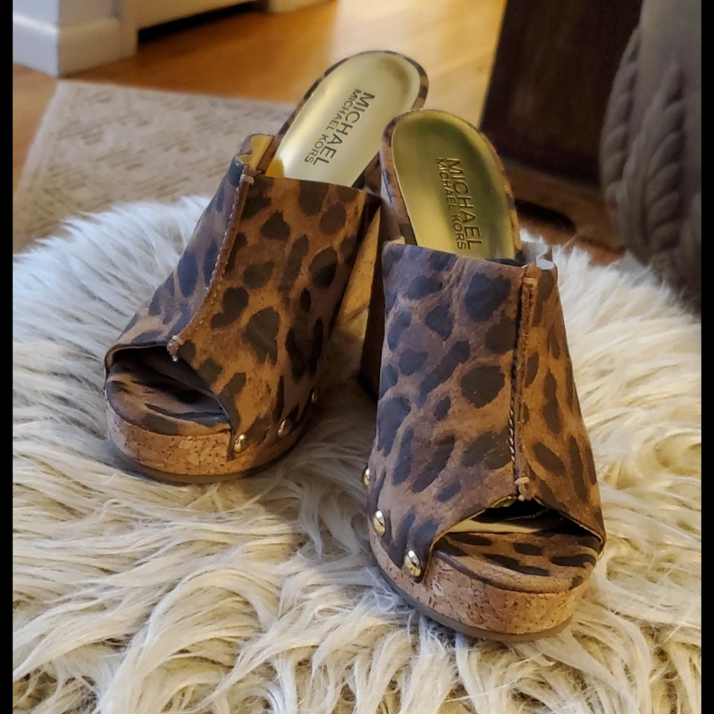 Michael Kors  Belinda Leopard Wedge